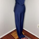 BHLDN NWT Freya Satin Charmeuse Navy Dress Size 4 Photo 8