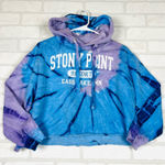Tie Dye Crop Hoodie Photo 0