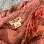 Mossimo Supply Co . Pink Floral Rose Romper Long Bell Sleeves Romantic Size Small Photo 4
