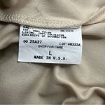 A Byer A. Byer Y2K Fitted Lace Tank Top. Size: Large. Sage Green w/ Cream Lining. Photo 6