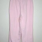 Jones Wear Linen Blend Women’s Size 16 Baby Pink Crop Pants Photo 5