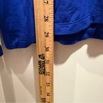 Michael Kors Women's Long Sleeve V-neck Blue Shirt Top Stretchy Size Large Photo 3