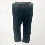 Zoe & Liv Space Dye Charcoal High Rise Cropped Leggings Size 16 Photo 4