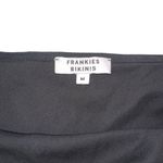 frankie's bikinis Frankie’s Bikinis Cara Cowl Neck Black Sleeveless Satin Maxi Slip Dress MEDIUM Photo 4