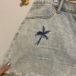 Aerie NWT  Embroidered Denim Shorts XXL Photo 2