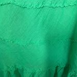 Bobbie & Brooks VINTAGE Bobbie Brooks Peasant Tiered Ruffle Midi Skirt in Green Size S Photo 3
