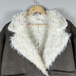 Raga  Anthropologie Faux Suede Double Breasted Coat Photo 1