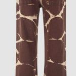 Cider  Brown Tie Dye Straight Leg Jeans Photo 1