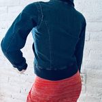 MOTTO Your Style Mantra Chaqueta vaquera Sz S Zip Up Algodón Spandex Biker Blue Jean Photo 3