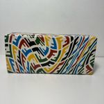 Fendi  X Sarah Coleman Multicolor Vitello Vertigo Zucca Horizontal Box Bag Clutch Photo 8