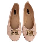 Escada Ballet Flats Pale Pink 36 Gold Tone Hardware Italy Size 6 Photo 1