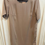 Showpo Dress Size 8 Tan‎ Short Sleeve Above Knee Career Casual Tan Photo 0