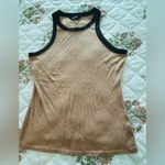 Chic Me Women's Black and Tan Tank Top size XL Photo 1