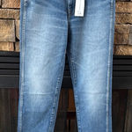 Madewell High Rise Saitex Stovepipe Ankle stretch jeans flaw size 26 Photo 0