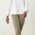 ADAY Something Tailored Shirt Technical Silk in White- Still Full Price Photo 0