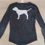 PINK - Victoria's Secret PINK Victoria’s Secret Gray Classic Logo New Sleep Shirt XS. Photo 1