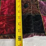 Koret Red Black Purple velvet gold metallic trim Women's 18 plus size vest VTG Photo 10
