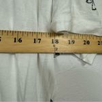 Desigual  White Eyelet Short Sleeve Blouse Womens M Casual Beachy Summer Top Photo 12