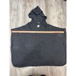 A pea in the pod A‎ Pea in the Pod Maternity Charcoal Gray Hooded Poncho Sweater Knit Size XS/S Photo 4