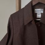 Pendleton  Dark Brown Button-Up blazer 100% virgin wool Photo 4