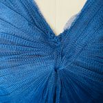 Allure Bridesmaid Style 1450 Navy Tulle Dress 10 Blue Photo 7