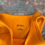 Wild Fable cropped orange halter top Photo 2