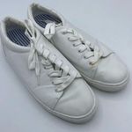 J.Crew Factory Road Trip Lace Up Sneakers White BC186 Women Size 8 Photo 1
