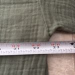 Kona Sol  Sage Green 100%‎ cotton button down Top cover up size M Photo 5