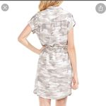Vince Camuto Tan Belted Camouflage Roll Tab Sleeve Casual Mini Shirt Dress S Photo 5