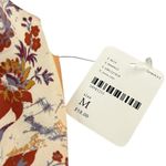 Free People  Movement Womens M Hater Crop Top Cream Pink Rust Boho Print Yoga New Photo 2