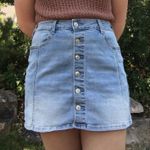 American Eagle Denim Mini Skirt Photo 0