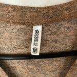 GRECERELLE Women’s Paisley long sleeved button down Brown Sweater size Medium Photo 6