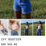 Princess Polly Ivy Bustier Crop Top White Size 2 Photo 4