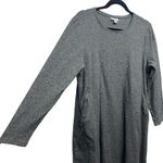 Pure Jill Womens Tunic Sweater Large Stretch Casual Lounge Minimalist Relaxed Gray Photo 4