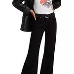 RE/DONE NWT $285  70s LOW RISE BELL BOTTOM JEANS IN BLACK SZ 25 Photo 0