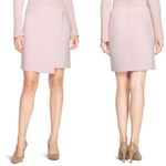 White House | Black Market NWT WHBM Asymmetrical Knit Zip Skirt Pink Size 8 Photo 1