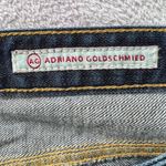 AG Adriano Goldschmied Stilt Cigarette Leg Jeans Dark Wash Raw Hem Size 27 USA Photo 4