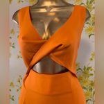 NWT Tangerine linen cut out midi dress size M Size M Photo 2