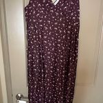 Macy's  burgundy tie back midi dress Photo 1