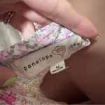 Penelope Rose Smocked Floral Dress Medium Prairie Feminine Ruffle Pink Photo 9