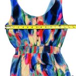 Maeve Women's Size 0 Aloisia Watercolor Silk Maxi Dress Sleeveless Casual Photo 5