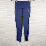 Free People  Movement Blue Seamless Ribbed Leggings‎ Photo 1