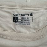 Carhartt  Loose Fit Pocket Tee Shirt Cream Women’s Large Photo 1