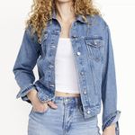 Old Navy Button Front Denim Jean Jacket Medium Wash Plus Size XXL Photo 1