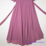 City Chic New! City Chic Enthrall Me Maxi Dress Dusty Rose Pink Wrap Sheer, plus size 16 Photo 12