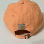 Carhartt Baseball Cap Peach Orange Embroidered Logo Adjustable Strap Photo 1
