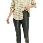 Loft NWT  faux leather pants large black Photo 0