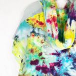 Victoria's Secret Victoria Secret‎ Sport Small Jacket Handmade Tie Dye Watercolor Wonder Hood 1517 Photo 8