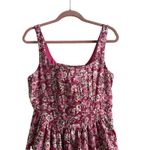 Band of the Free Corset Bodice Sweetheart Neckline Pink Floral Mini Dress Sz L Size L Photo 1