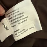 Michael Kors MK Brown Sheen Belted Puffer Jacket Size L Photo 6